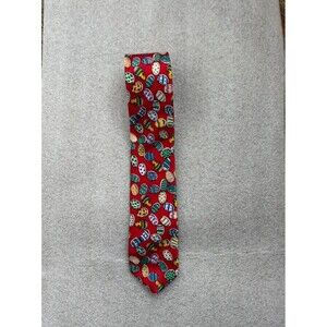 Pinnacle Easter Men Tie All Silk Made USA Vintage RN 7765 Easter Eggs Y2K Bussin